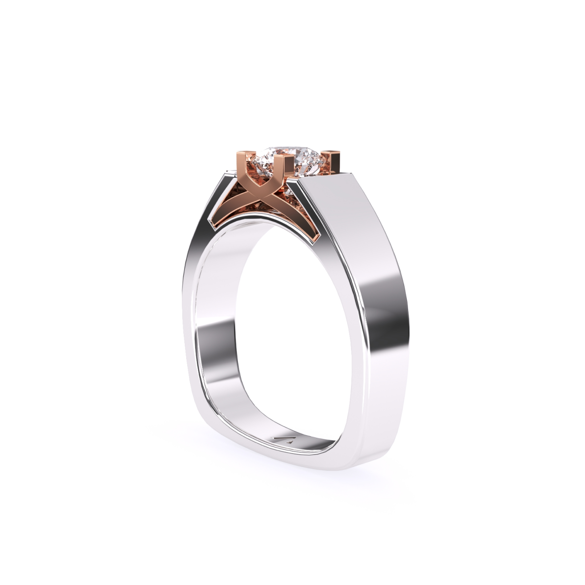 Classic Round Lab Grown Solitaire Diamond Ring